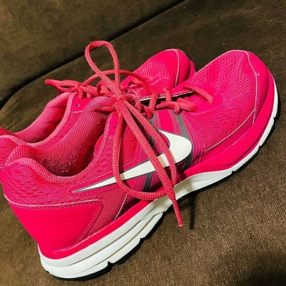 Excellent Nike Air Zoom Pegasus 28 Fuchsia Pink Womens Size 9 US 40.5 EUR - Picture 9 of 16